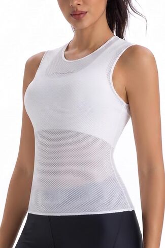 Przewalski Women’s Sleeveless Cycling Undershirt Quick Dry Bike Base Layer Vests Breathable Bicycle Jerseys Biking Tank Tops in Saudi Arabia