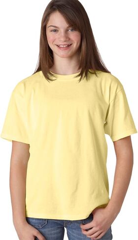 تي شيرت شبابي من Comfort Colors C9018. - زبدة - XS in Kuwait