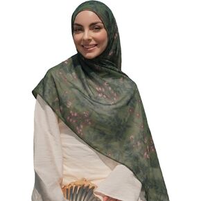 Yeieeo Lightweight Scarf for Women Fashion Head Cover Hijab Voile Scarf Shawl Wrap for Spring Summer Season in Saudi Arabia