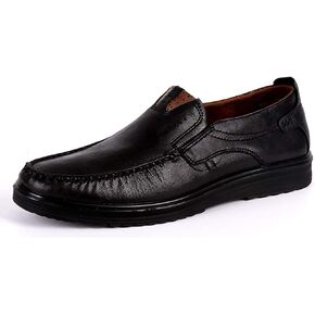 Asifn Men Casual Driving Shoes Leather Penny Loafers Slip Ons Outdoor Boat Walking Comfortable Walking Flats Breathable in Saudi Arabia
