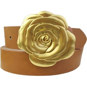 Blooming Gold Rose Statement Buckle belt in Saudi Arabia