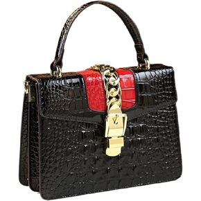 Large Capacity Versatile Women Shoulder Bag with Top Handle in Genuine Leather for Work and Travel in Saudi Arabia