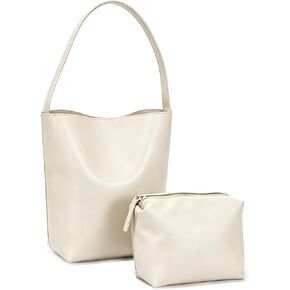 Bucket Bags for Women,Glossy Leather Bucket Purse,Small Tote handbag for Work Travel Daily in Kuwait