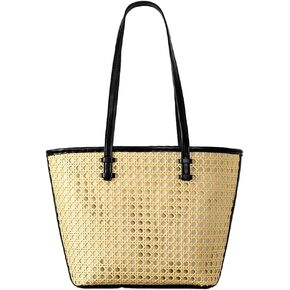 Rattan Bags for Women Woven Rattan Purse Elegant Summer Beach Bags Hobo Shoulder Bag in Kuwait