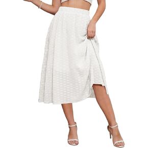 Skirts for Women with Pockets Summer High Waist Midi Flowy A Line for Vacation in Saudi Arabia