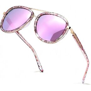 SIPHEW Polarized Aviator Sunglasses for Women & Men - UV400 Protection Eyewear, Classic Style with TR90 Frame in Saudi Arabia