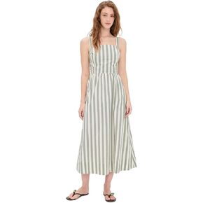 Marine Layer Women's Demi Poplin Midi Dress in Saudi Arabia