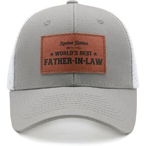 Uncle & Father-in-Law Gifts for Men, World's Best Trucker Hat, Adjustable Mesh Snapback Hat for Father's Day in Saudi Arabia
