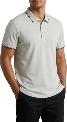 Men's Polo Shirts Short Sleeve, Dry Fit Tactical Golf Shirt for Men in Kuwait