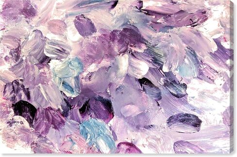 Oliver Gal Amethyst Gardens Canvas Print Wall Art for Living Room, Bedroom, and Bathroom, 15" x 10", Gallery Wrapped in Saudi Arabia