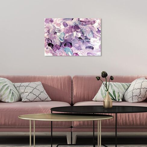 Oliver Gal Amethyst Gardens Canvas Print Wall Art for Living Room, Bedroom, and Bathroom, 15" x 10", Gallery Wrapped in Saudi Arabia