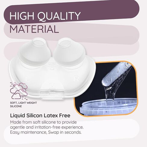 Nasal Pillow Cushion Replacement for Resmed AirFit P10 Frame Nose Pillow Medium, Silicone Nose Pad in Saudi Arabia