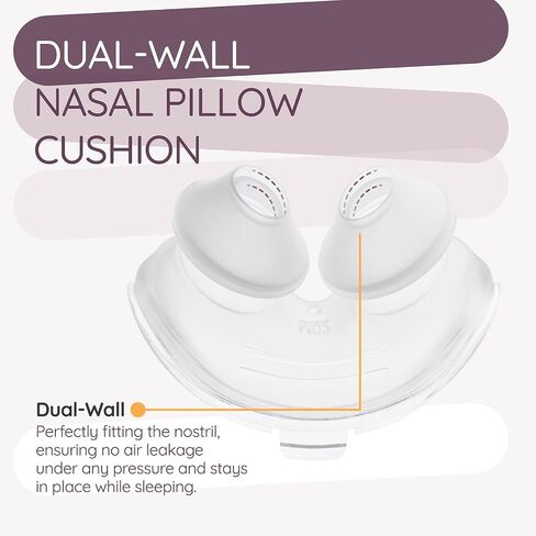 Nasal Pillow Cushion Replacement for Resmed AirFit P10 Frame Nose Pillow Medium, Silicone Nose Pad in Saudi Arabia