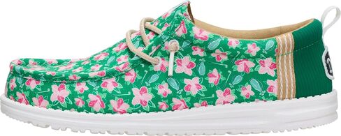 HEYDUDE Men's Wally Azalea Slip On Shoe | Lightweight Casual Loafer, Floral Print, Easy On Travel Shoes in Kuwait