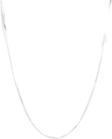 JENNY BIRD Zeina Slim Flat Snake Chain Necklace | High Polish Gold, Lobster Clasp | Sleek, Chunky Designer Jewelry for Women in Saudi Arabia