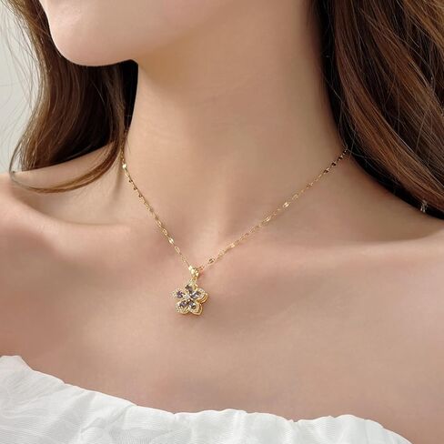 Women's Zinc Sun Flower Princess Necklace 16 Inches Purple Necklace Cosplay Costume Accessories BFF Gift Idea in Kuwait