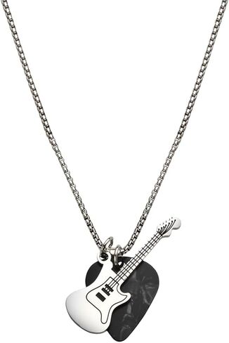 Guitar Pick Necklace for Men Women Music JewelryGuitar Pick Holder Necklace in Saudi Arabia
