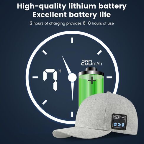 Bluetooth Dual-Speaker Baseball Cap, Outdoor Sports Sunshade Golf Hat for Men/Women/Boys/Girls, Adjustable Music Hat for Sports, Street Dance, Hands-Free Calls Ivory in Saudi Arabia
