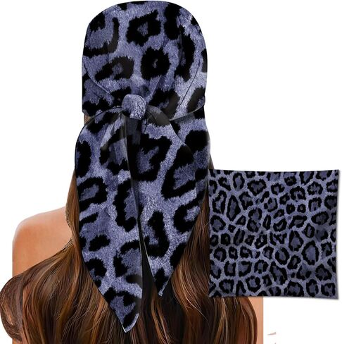 Head Scarf for Women, 27.5" Satin Feel Square Scarf, Cute Fashion Printed Hair Wrap Bandana in Saudi Arabia