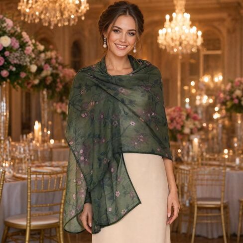 Yeieeo Lightweight Scarf for Women Fashion Head Cover Hijab Voile Scarf Shawl Wrap for Spring Summer Season in Saudi Arabia