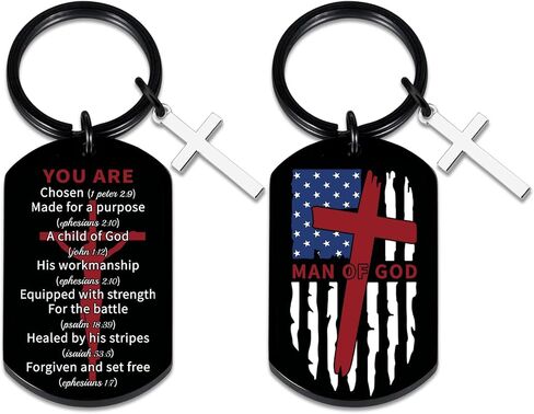 Man Of God Gifts For Men Unique Christian Religious Fathers Day Gift For Men Dad Bible Gifts For Men Cool Christian Keychain Gifts For Men Dad Inspirational Religious Keychain Gift For Christians Men in Saudi Arabia