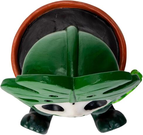 هدية المحيط الهادئ Monsty D Furrybones Monstera Deliciosa تمثال هيكل عظمي نباتي، تمثال راتينج لطيف على شكل جمجمة قوطية قابل للتجميع في وعاء تيراكوتا، لمحبي النباتات وفكرة هدية قوطية 3.2 بوصة ارتفاع in Kuwait