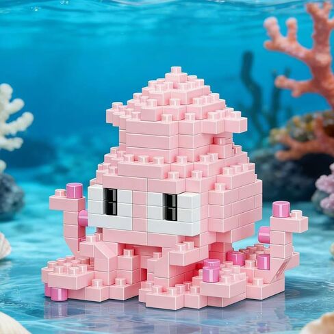 Octopus Marine Life Assembly Figure, Undersea Animal Model Kit, Creative Ocean Theme Toy for Kids & Decor in Kuwait