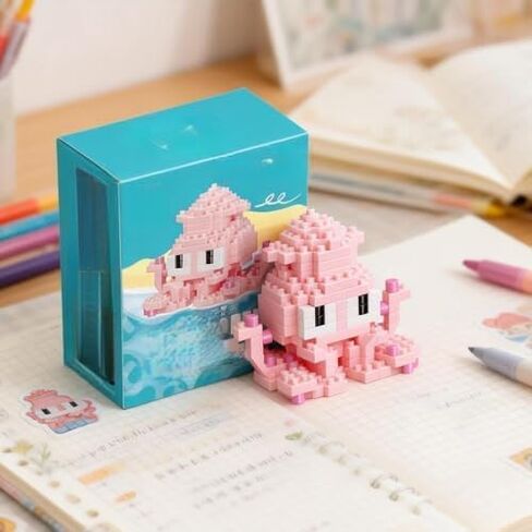 Octopus Marine Life Assembly Figure, Undersea Animal Model Kit, Creative Ocean Theme Toy for Kids & Decor in Kuwait