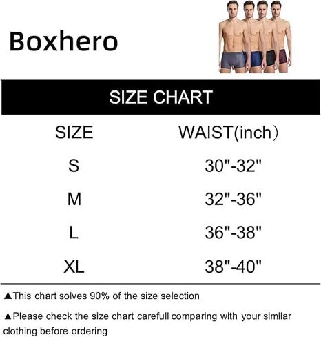 سراويل Boxhero Boxer الداخلية - ملابس داخلية للرجال قابلة للتنفس، مدمجة مع حقيبة داخلية ثلاثية الأبعاد للرجال in Kuwait