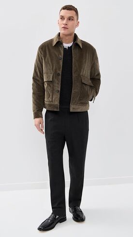 Theory Men's SC Patch Pocket Jacket in Crosby Corduroy in Kuwait