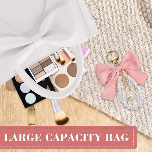 Crossbody Bags for Women with Adjustable Shoulder Straps, Small Handbags with Bow Charm, Cute Purses for Women Girls in Saudi Arabia