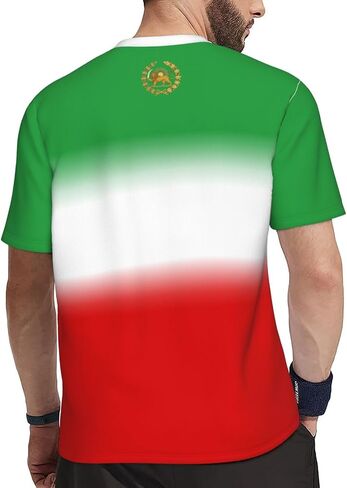 Persia Iran Flag Sun Lion 1907-1925 T-Shirt Sports Jerseys Patriotic for Running Soccer Fitness in Saudi Arabia