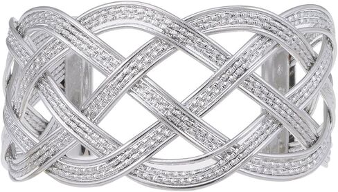 Alilang Gold Greek Goddess Textured Woven Braid Arm Band Wrist Cuff Costume Adjustable Bracelet in Kuwait