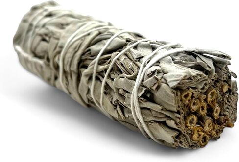 Pachamama Essentials 4" White Sage California Bundles for Smudging Rituals, Home Cleansing, Meditation, Yoga, Chakra Balancing, Incense Healing SALVIA APIANA (1) in Kuwait