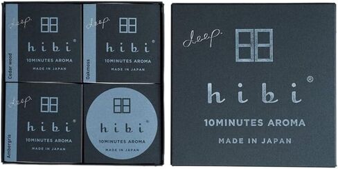Hibi Gift Box 3 Assorted Deep Fragrances (Cedar Wood, Ambergris, Oakmoss) in Saudi Arabia