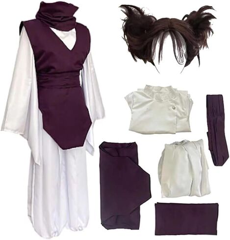 Smehei Cosplay Costume Uniform Full Set Kimono Suit Purple Outfit in Saudi Arabia