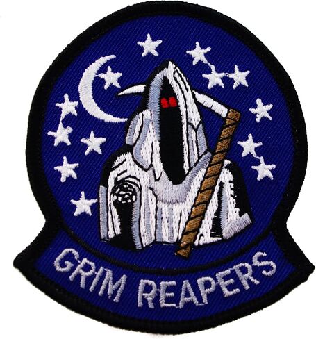 Grim Reaper US Navy F14 Fleet Replacement Fighter Squadron VF 101 Embroidered Patch in Saudi Arabia