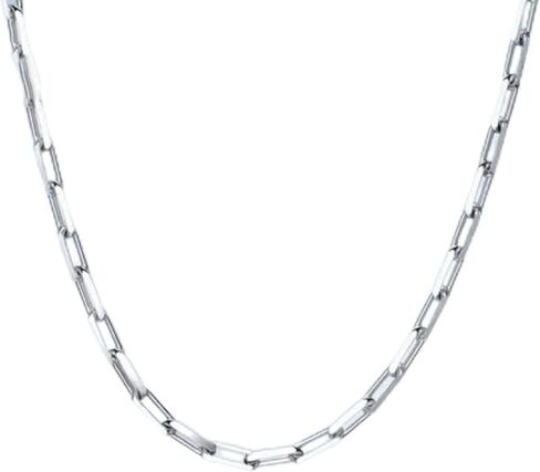 Real Pt950 Pure Platinum 950 Necklace for Women 2mm/3.0Mm Cable Chain in Kuwait