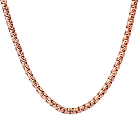 Wolentty Stainless Steel Box Chain Necklace Replacement for Pendant - 24" - 3MM in Saudi Arabia
