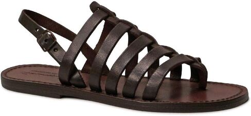 Leather Thong Sandals for Women in Cuir Color Leather in Saudi Arabia