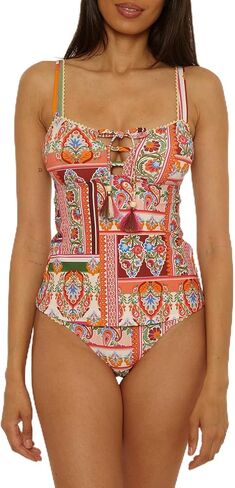 Lucky Brand Women's Verona Tankini, Casual, Swimsuit Tops for Women in Saudi Arabia