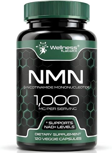 NMN Supplement 1000mg with Beta Nicotinamide Mononucleotide - NAD Support Formula for Cellular Energy, Healthy Aging, Vitality & Wellness – NAD Supplements for Women & Men - 120 Count in Saudi Arabia