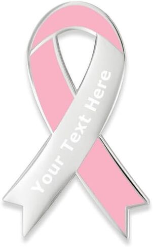 PinMart Awareness Ribbon Engravable Personalized/Not Personalized Lapel Pin in Kuwait