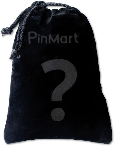 PinMart's Enamel Pin Mystery Bag – 13 Random Lapel Pins – Collector Surprise Pack – Quality Assorted Pins in Velvet Pouch – Gift for Pin Collectors in Saudi Arabia