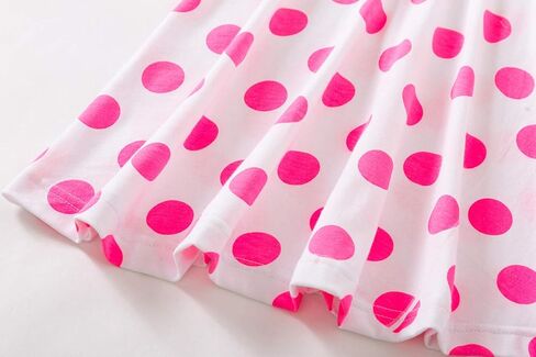 Waruila Bo Peep Costume for Children - Polka Dot Dress for Kids Birthday (Multicoloured, 4-5) in Kuwait