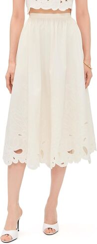 Cinq à Sept Women's Paisley Bloom Embroidered Espe Skirt in Saudi Arabia