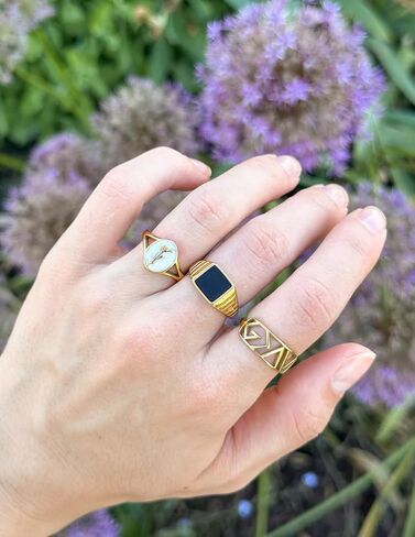 Elevated Faith Wildflower Signet Ring in Saudi Arabia