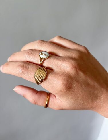 Elevated Faith Wildflower Signet Ring in Saudi Arabia