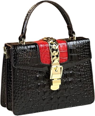 Large Capacity Versatile Women Shoulder Bag with Top Handle in Genuine Leather for Work and Travel in Saudi Arabia
