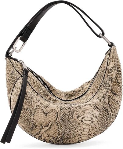 AllSaints Luna Micro Snake Bag W547XD Desert White One Size in Saudi Arabia